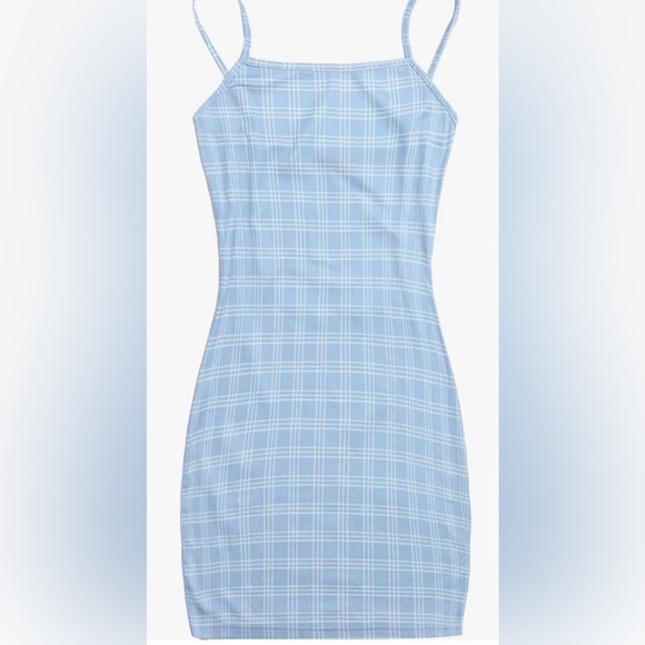NWT 👗 Women's Plaid Print Mini Cami Bodycon Dress, MULTIPLE COLORS AVAILABLE 👗 - Picture 13 of 16